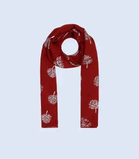 A4972-MAROON-Scarf For Women