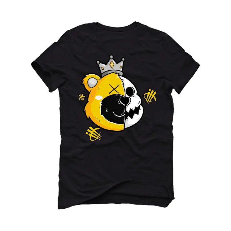 Air Jordan 4 "Thunder"| Illcurrency Black T-Shirt (HALF KING BEAR)