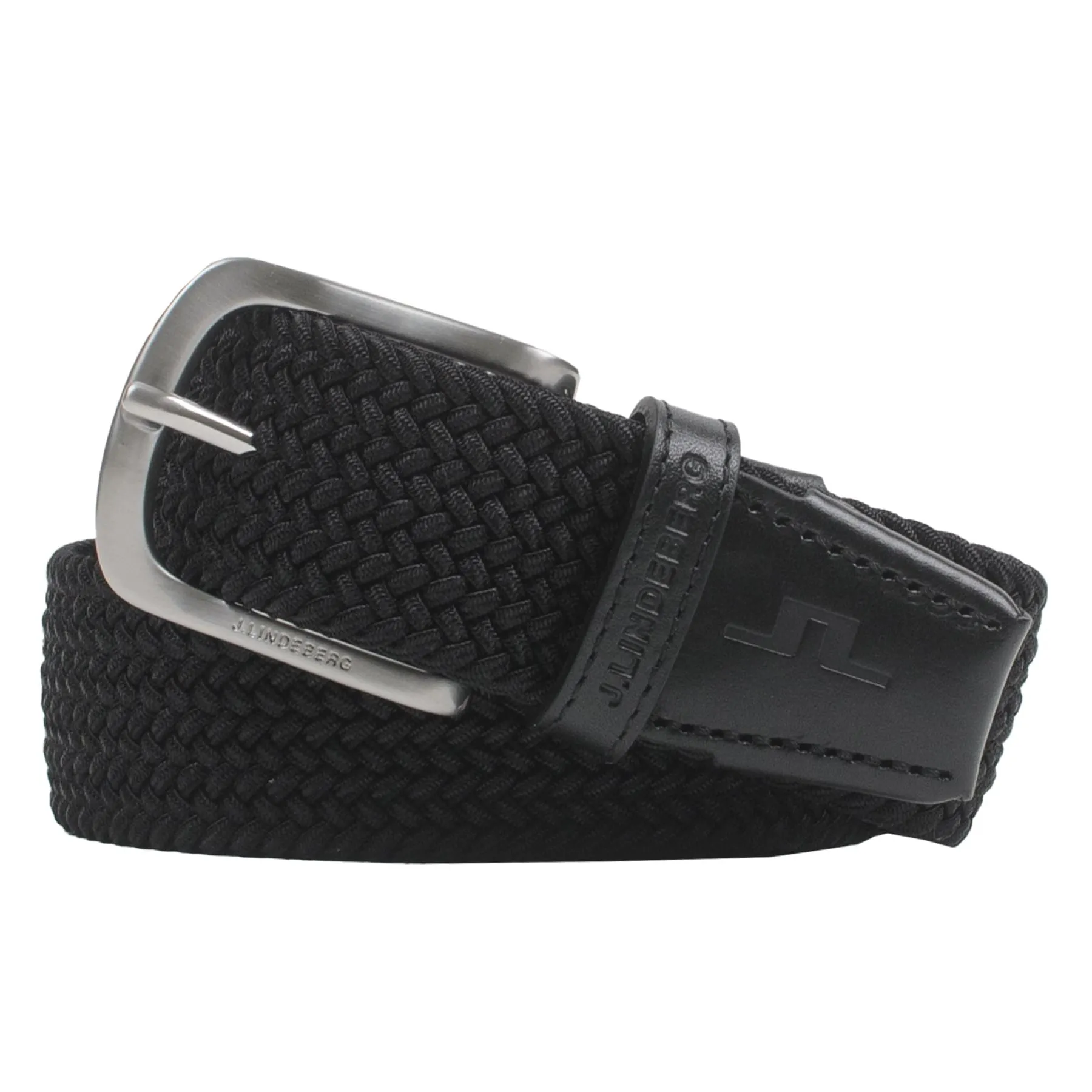 Bernhard Braided Elastic Belt Black - SS23