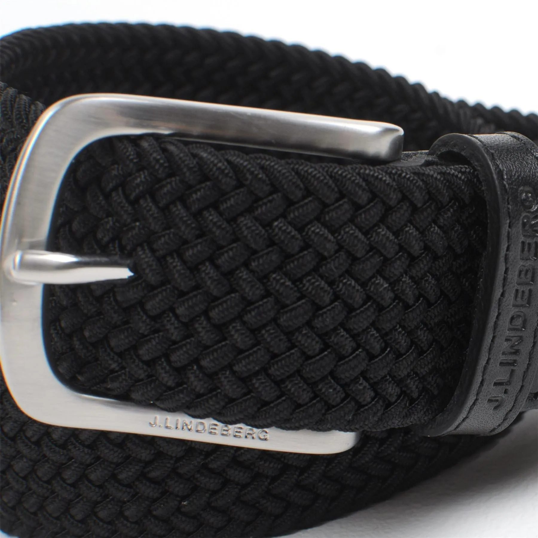 Bernhard Braided Elastic Belt Black - SS23