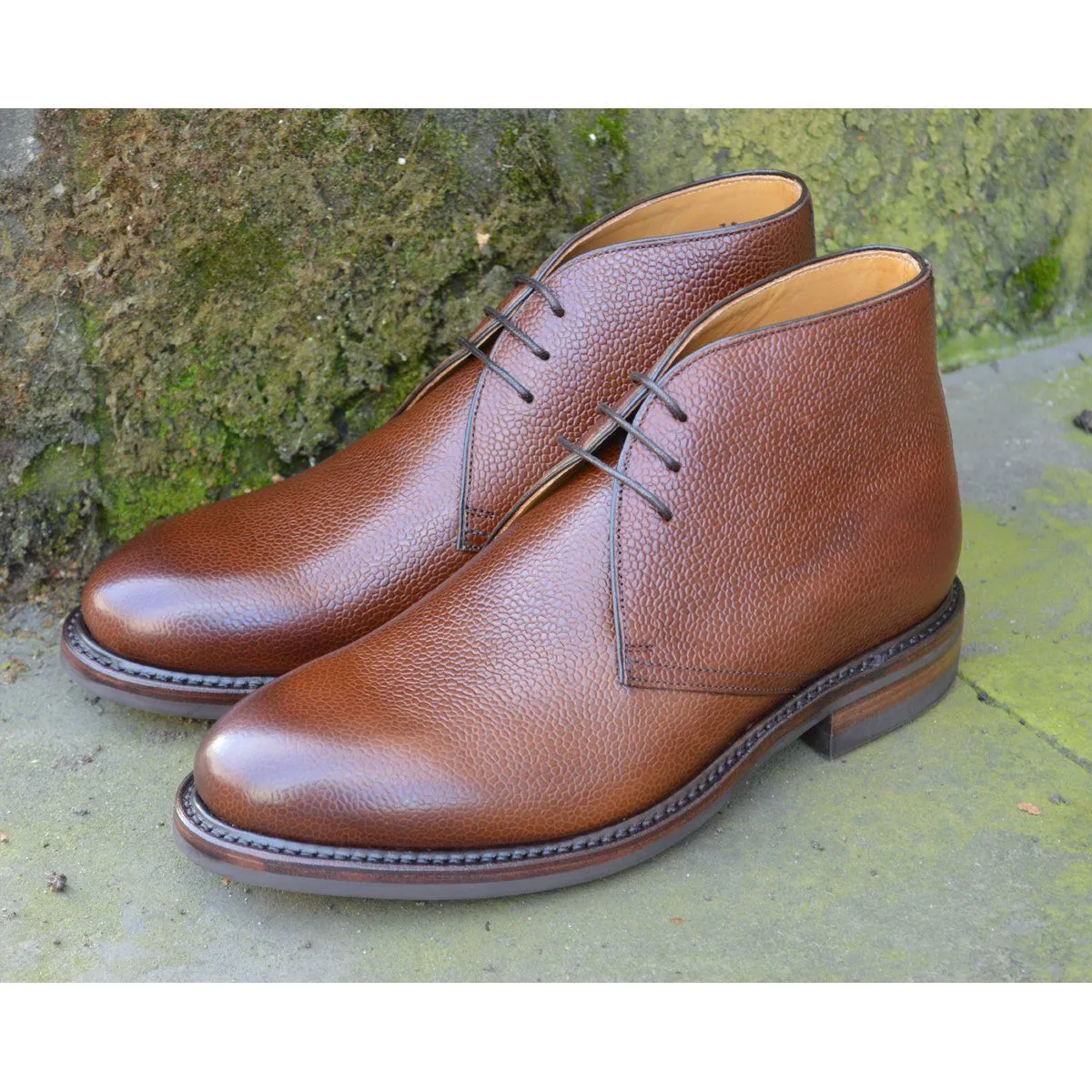 Berwick 1707 Chukka Boot (320) - Dark Brown Grain