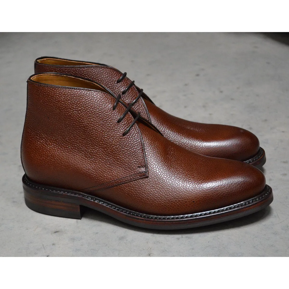 Berwick 1707 Chukka Boot (320) - Dark Brown Grain