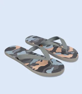 BM4965-GREY-Men Casual Chappal