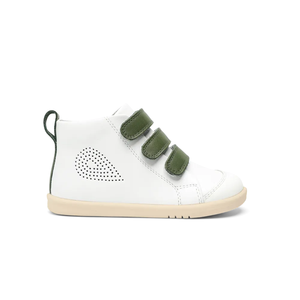 Bobux I-Walk Hi Court White   Forest