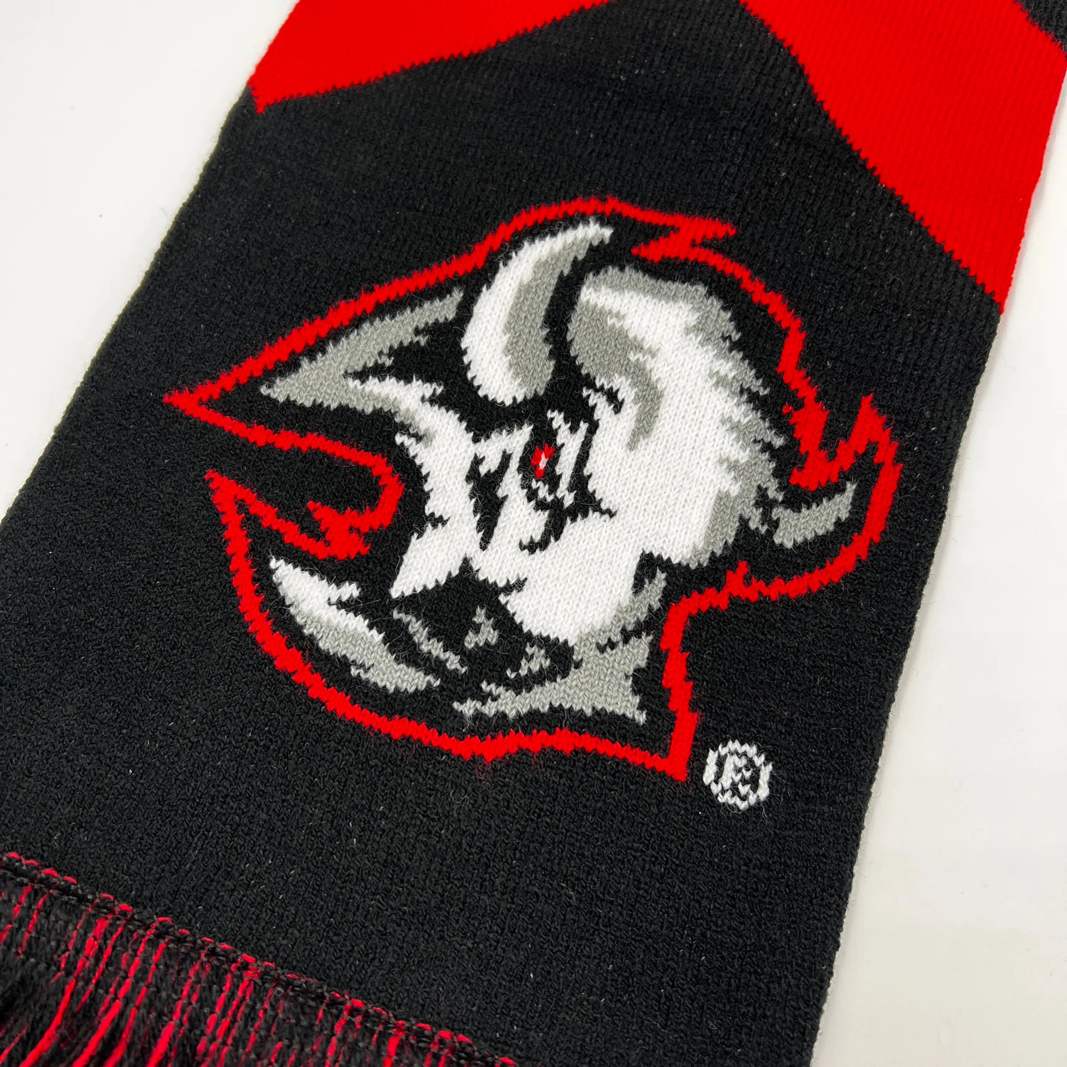 Buffalo Sabres Black & Red Goat Head Scarf