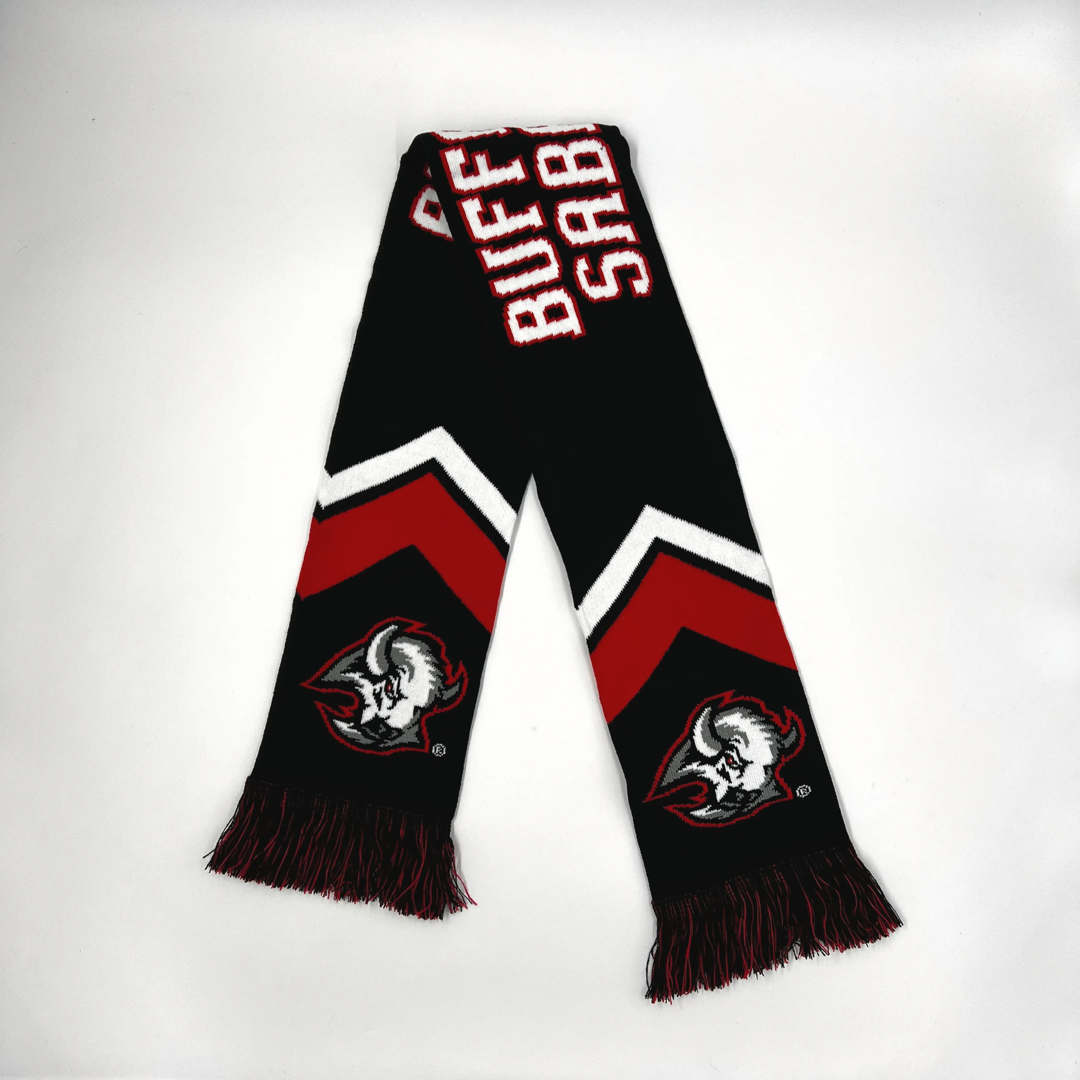 Buffalo Sabres Black & Red Goat Head Scarf