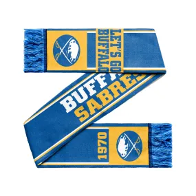 Buffalo Sabres Let's Go Buffalo Winter Scarf