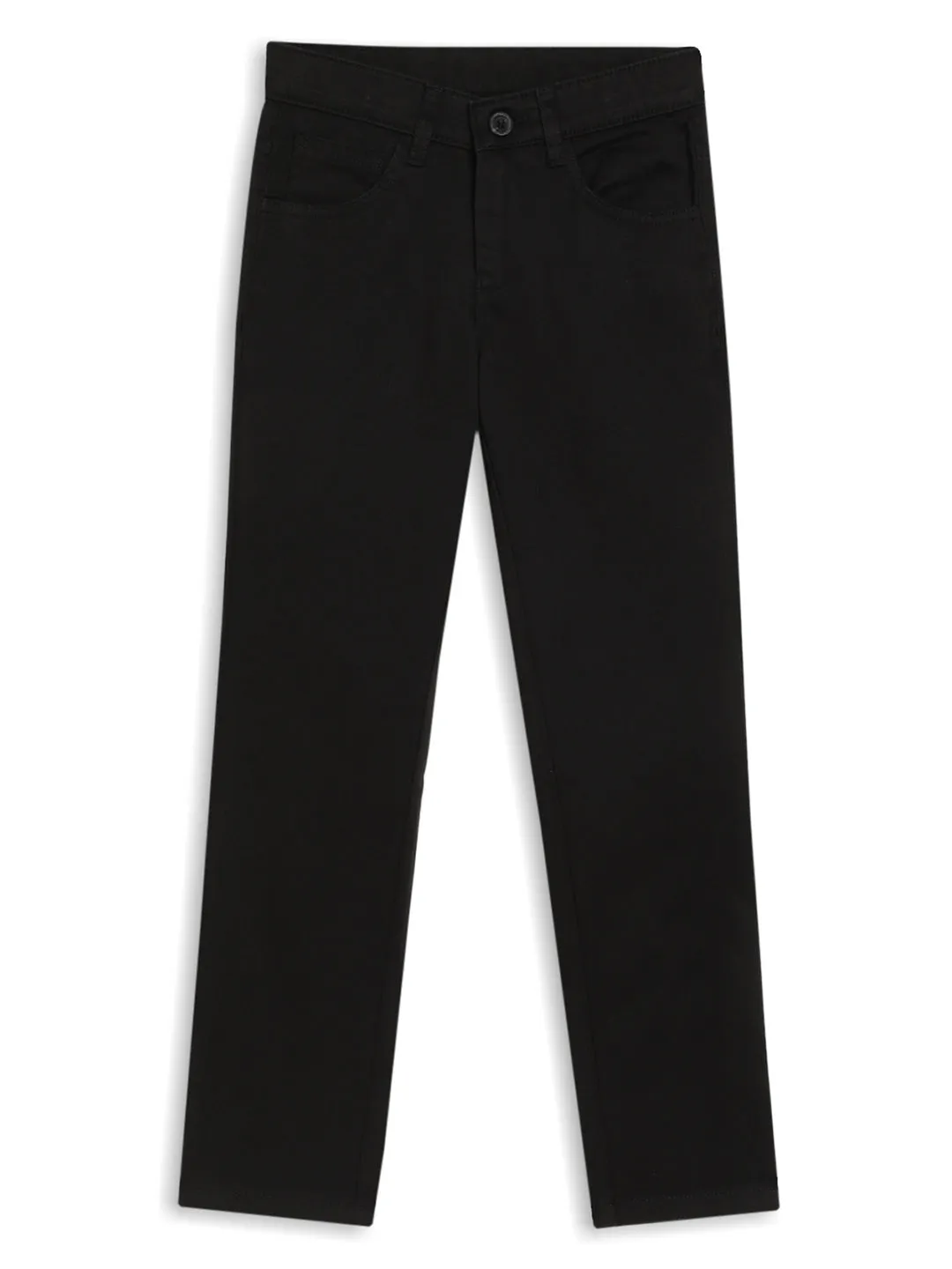 Cantabil Boy's Black Casual Trousers