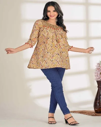 Cotton Printed Casual Wear Tunic