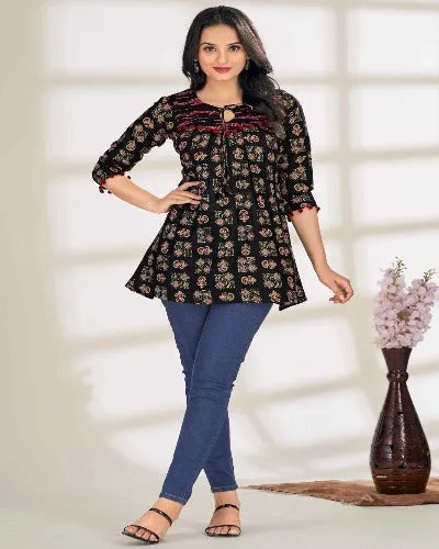 Cotton Printed Casual Wear Tunic