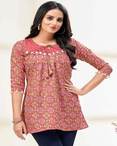 Cotton Printed Casual Wear Tunic