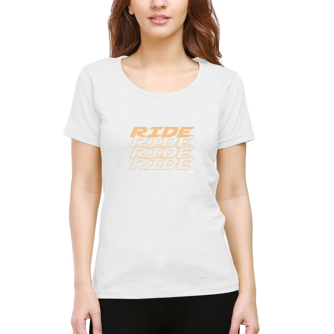 Cyclop Women's  Ride Ride Ride Cycling T-Shirt