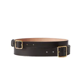 Double Belt Smooth, Black