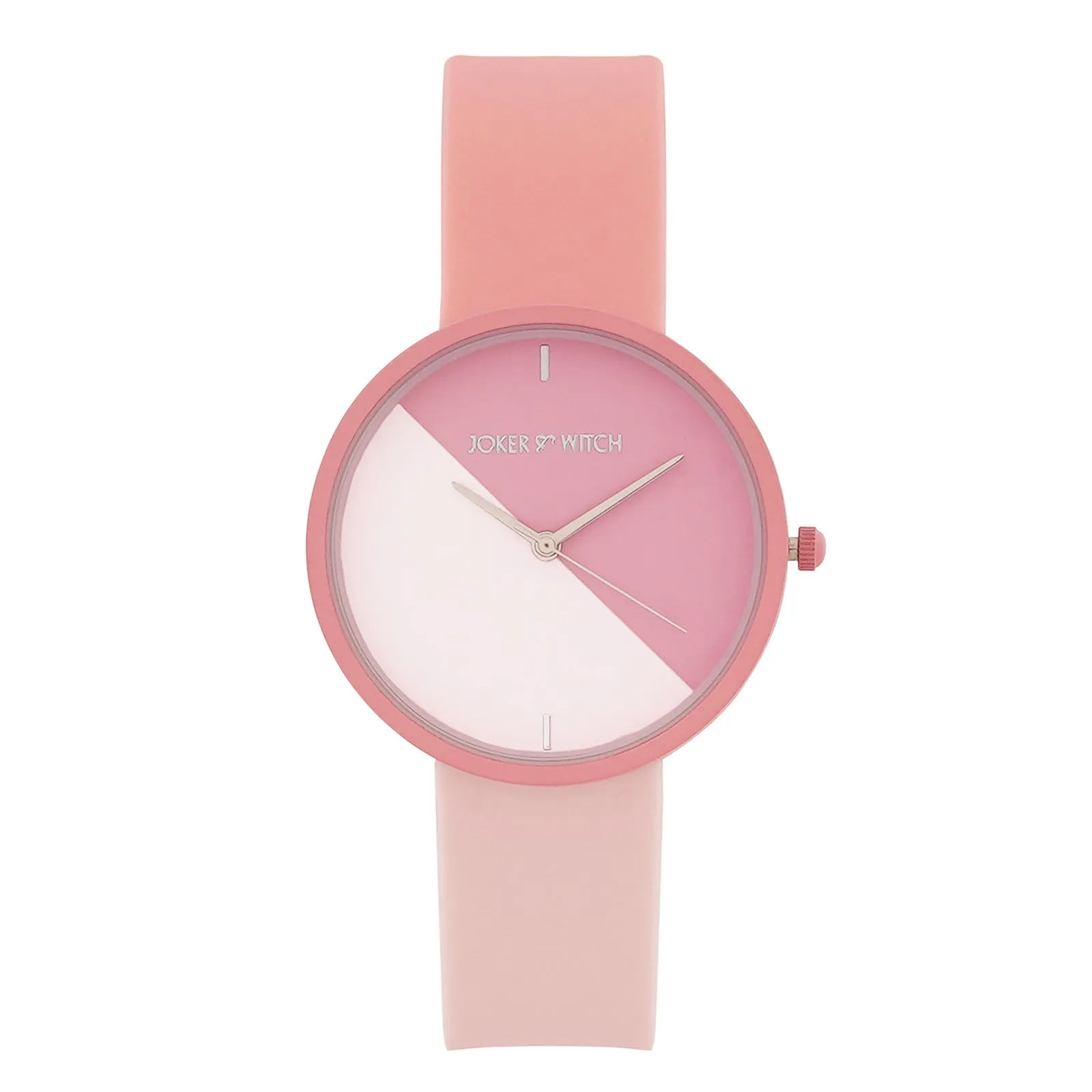 Duet Lily Luster Pink Silicone Strap Watch