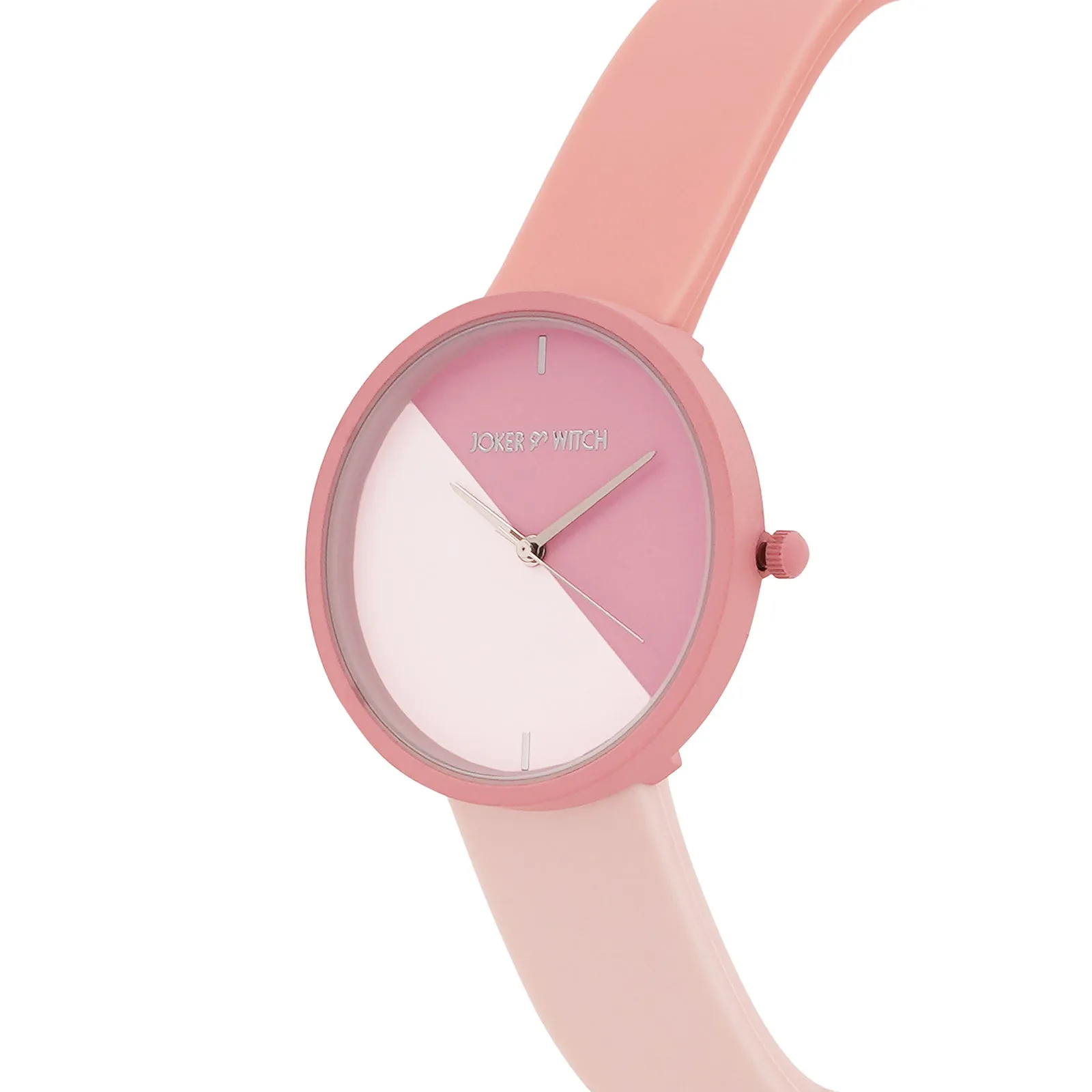 Duet Lily Luster Pink Silicone Strap Watch