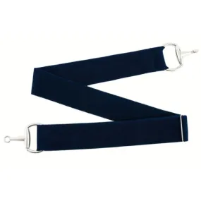 Elastic Snaffle Bit Belt in Navy - Adjustable