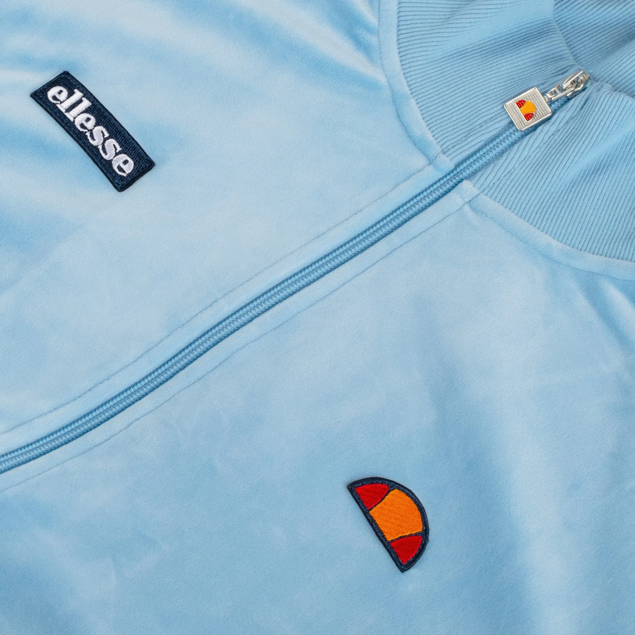 Ellesse Murakaz Velour Track Top Sky