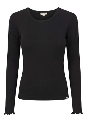 Esmé Studios Ella LS Top ES124-301 Black