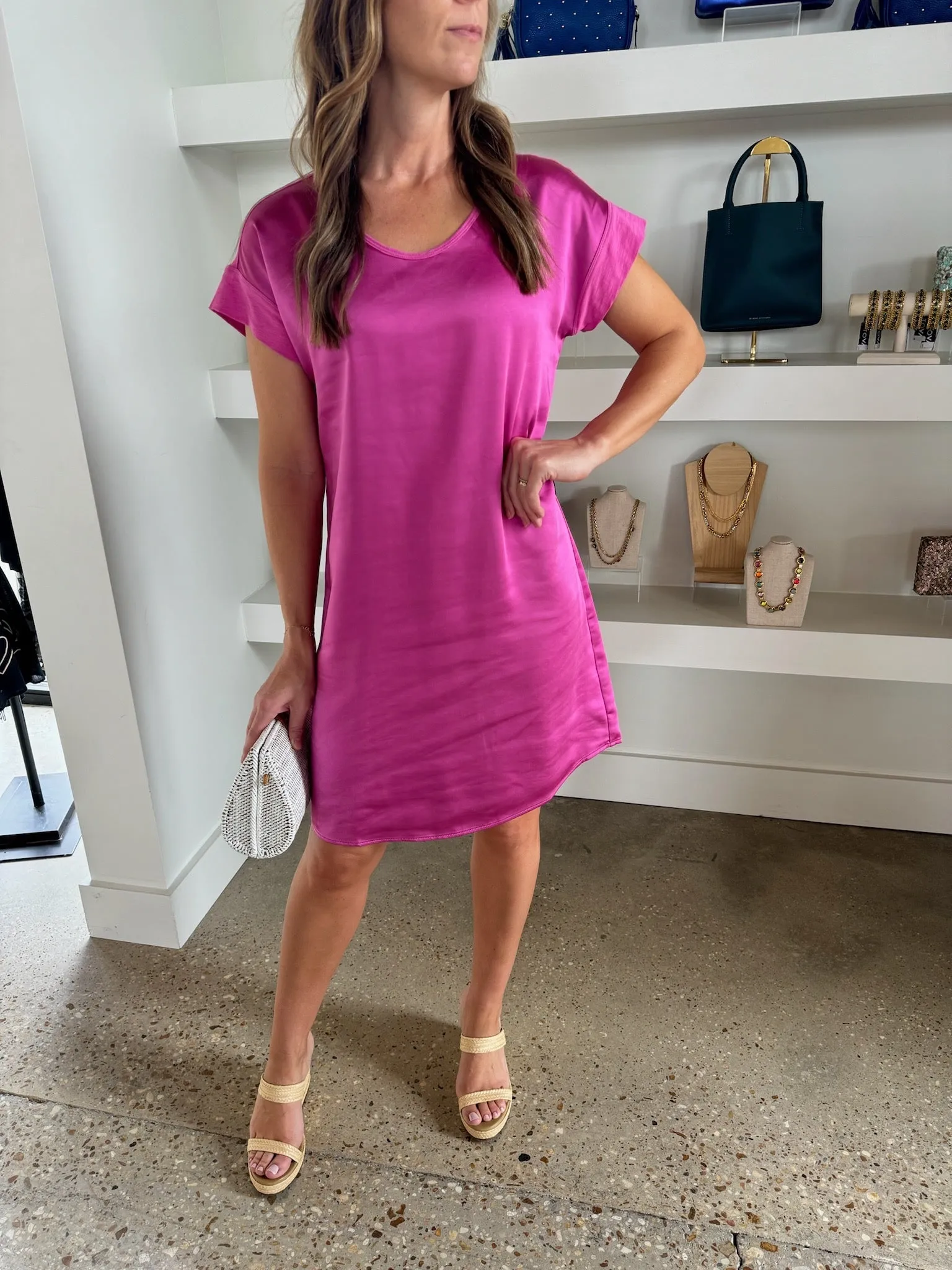 Fiji Violet Lela Casual Dress