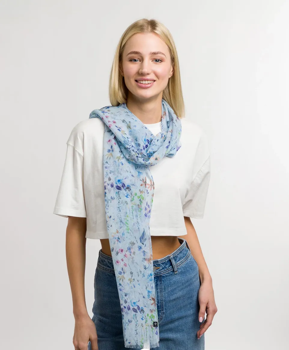 Fraas scarf 640016, floral sustainable