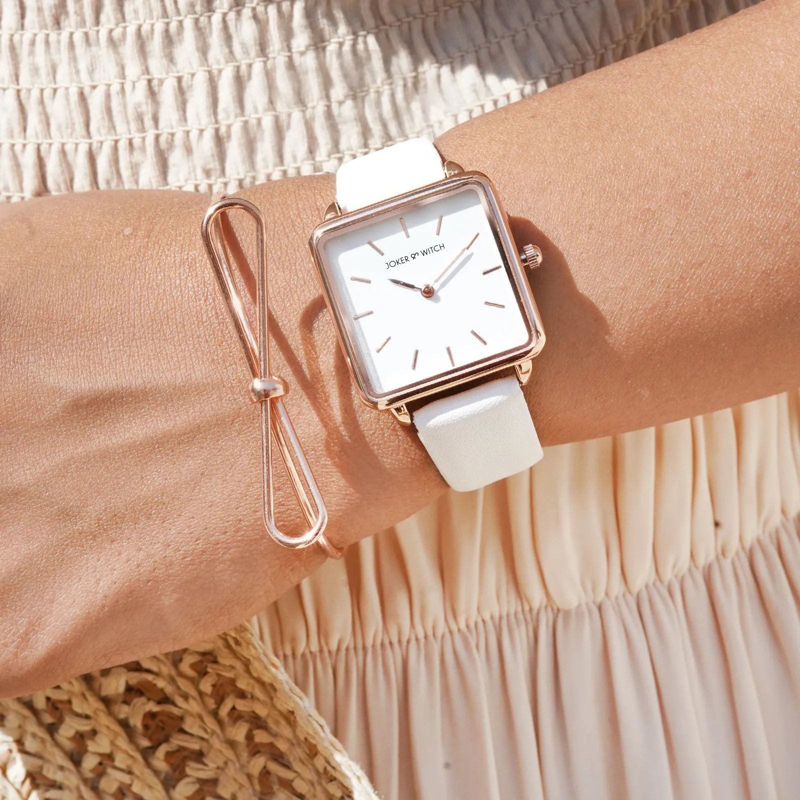 French Vanilla Watch Bracelet Stack