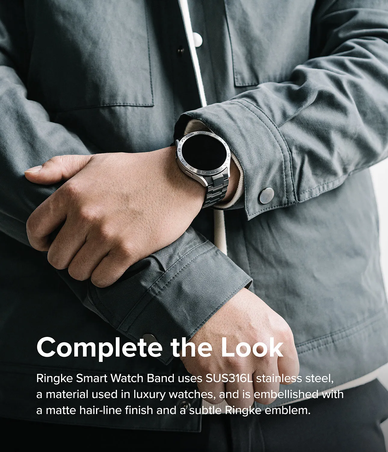 Galaxy Watch 6/5/4 40mm | Metal One Band