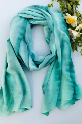 Jade Tie Dye Scarf