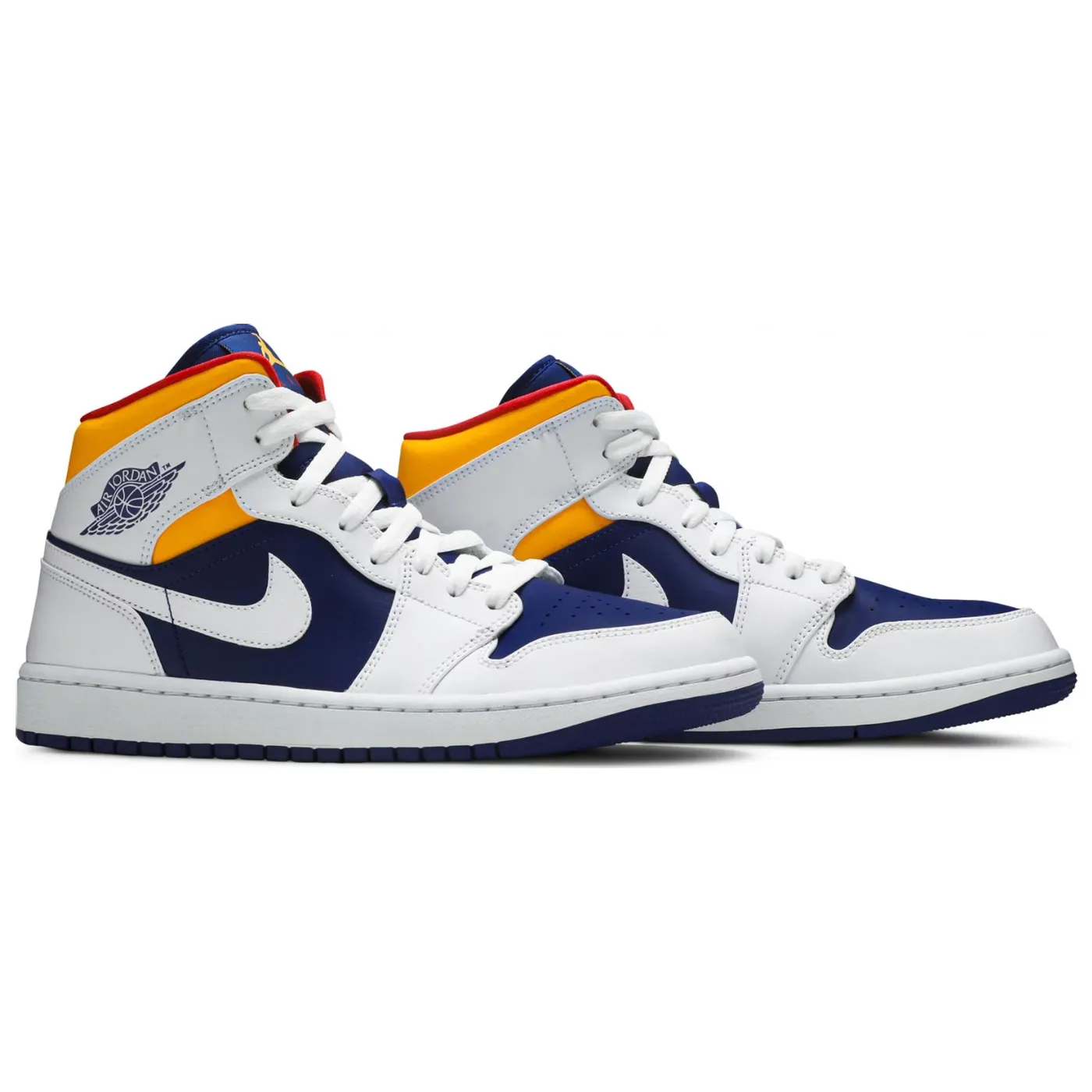 Jordan 1 Mid Royal Blue Laser Orange