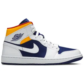 Jordan 1 Mid Royal Blue Laser Orange