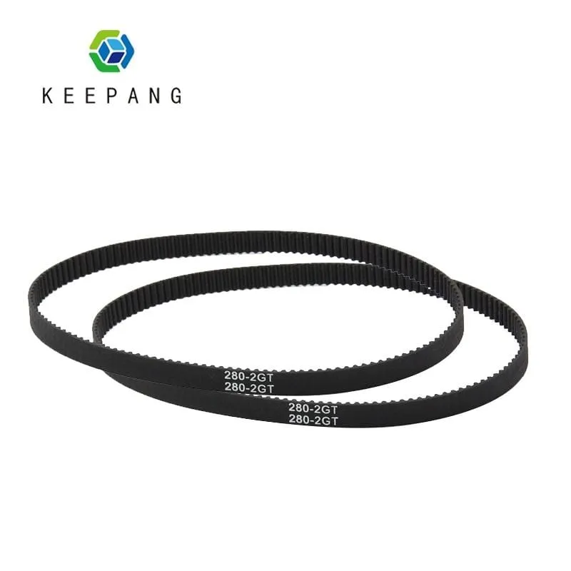 Kee Pang GT2 Closed Loop Timing Belt Rubber 2GT 6mm 3D Printers Parts 200 280 400  852 mm Synchronous Belts Part