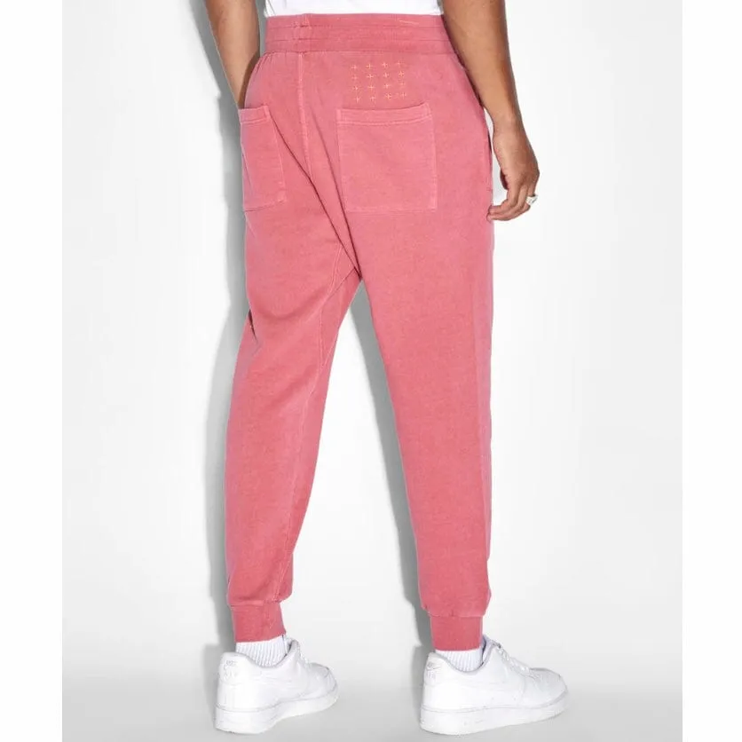 Ksubi Pixel Sign Restore Trak Sundown Sweatpants (Red) MSP23PA007