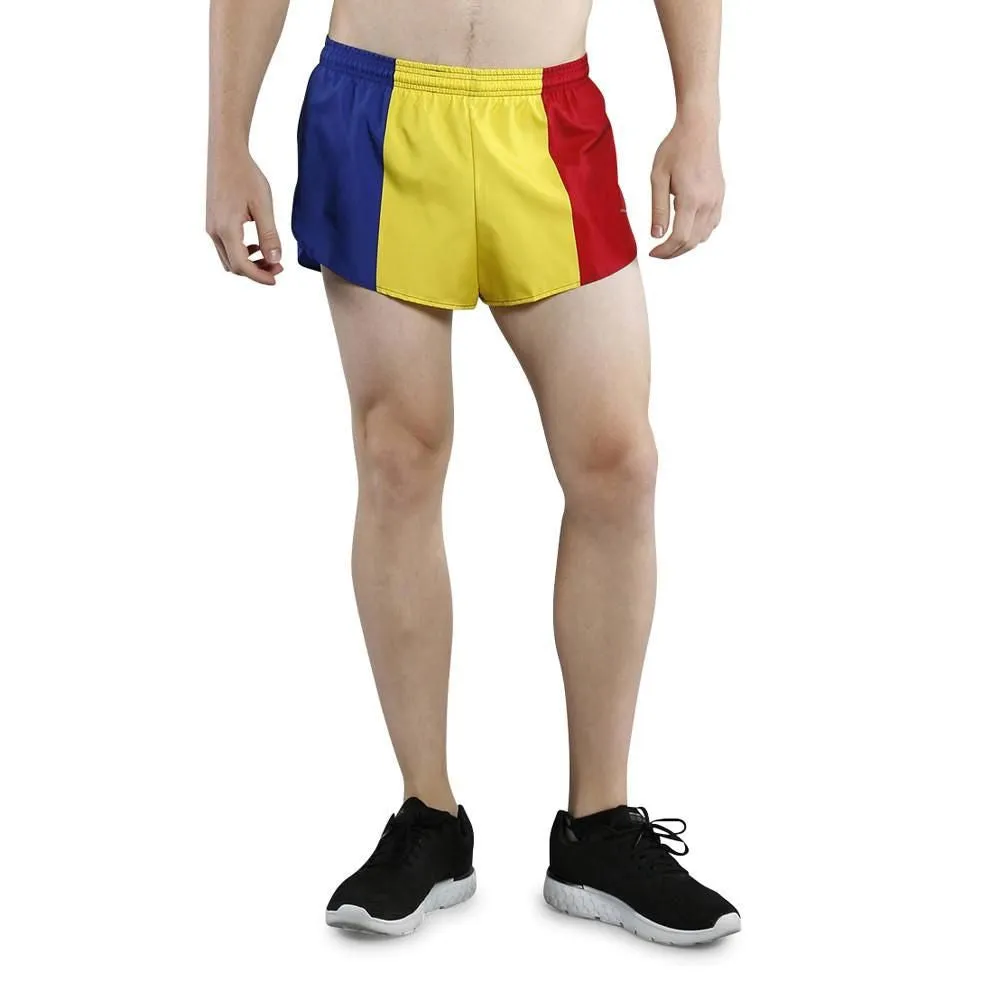 Men's 1" Elite Split Shorts- Romania