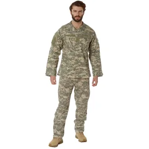 Mens Camo Combat Uniform Shirt by Rothco