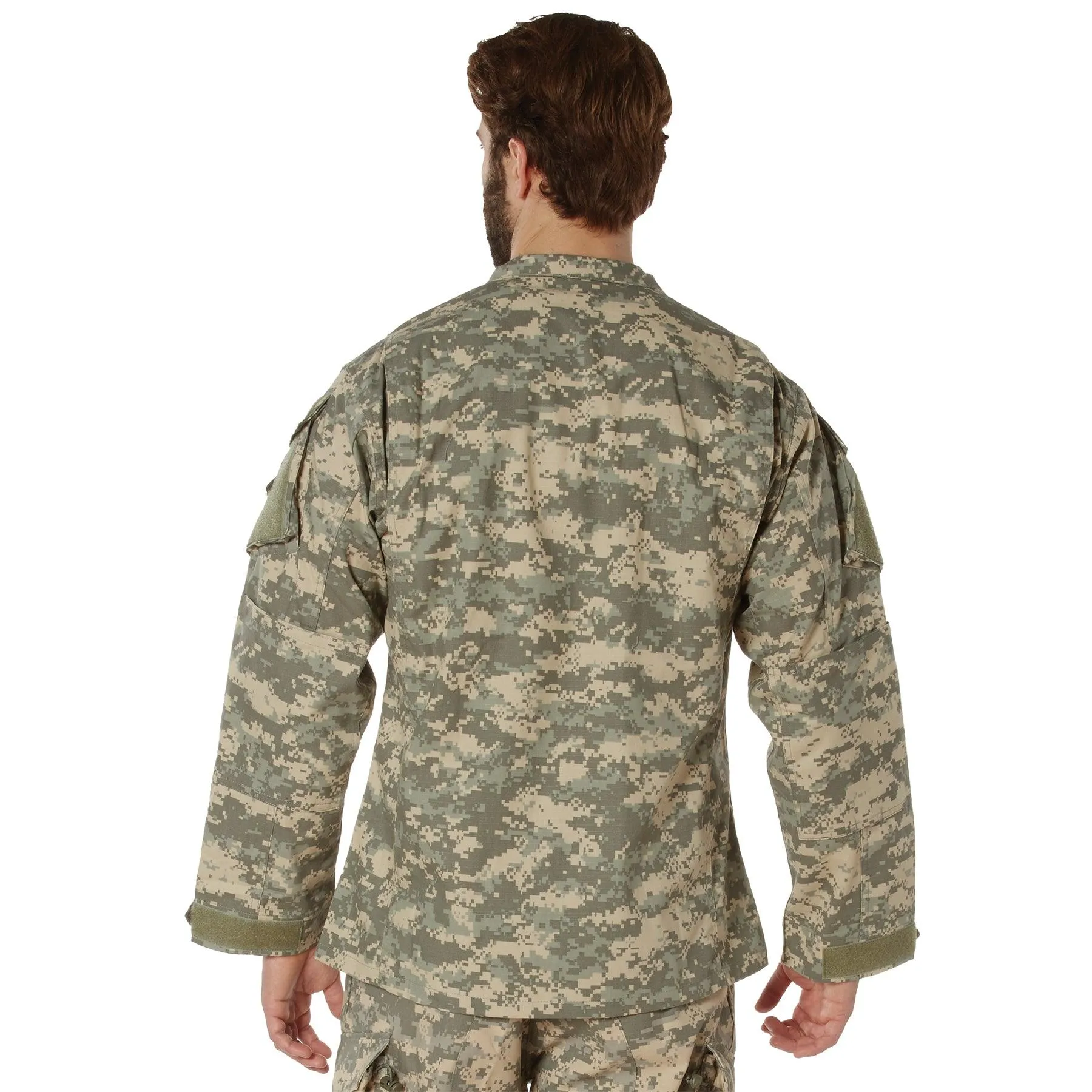 Mens Camo Combat Uniform Shirt by Rothco