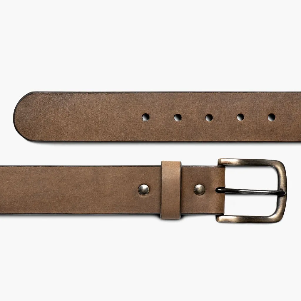 Men's Heritage Leather Belt | Burnt Copper