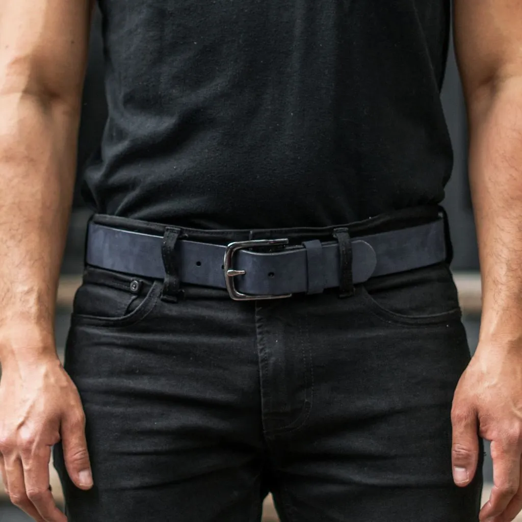 Men's Heritage Leather Belt | Marino Matte