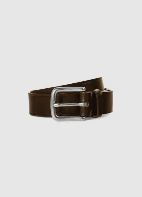 Men's Leather Belt in Brown