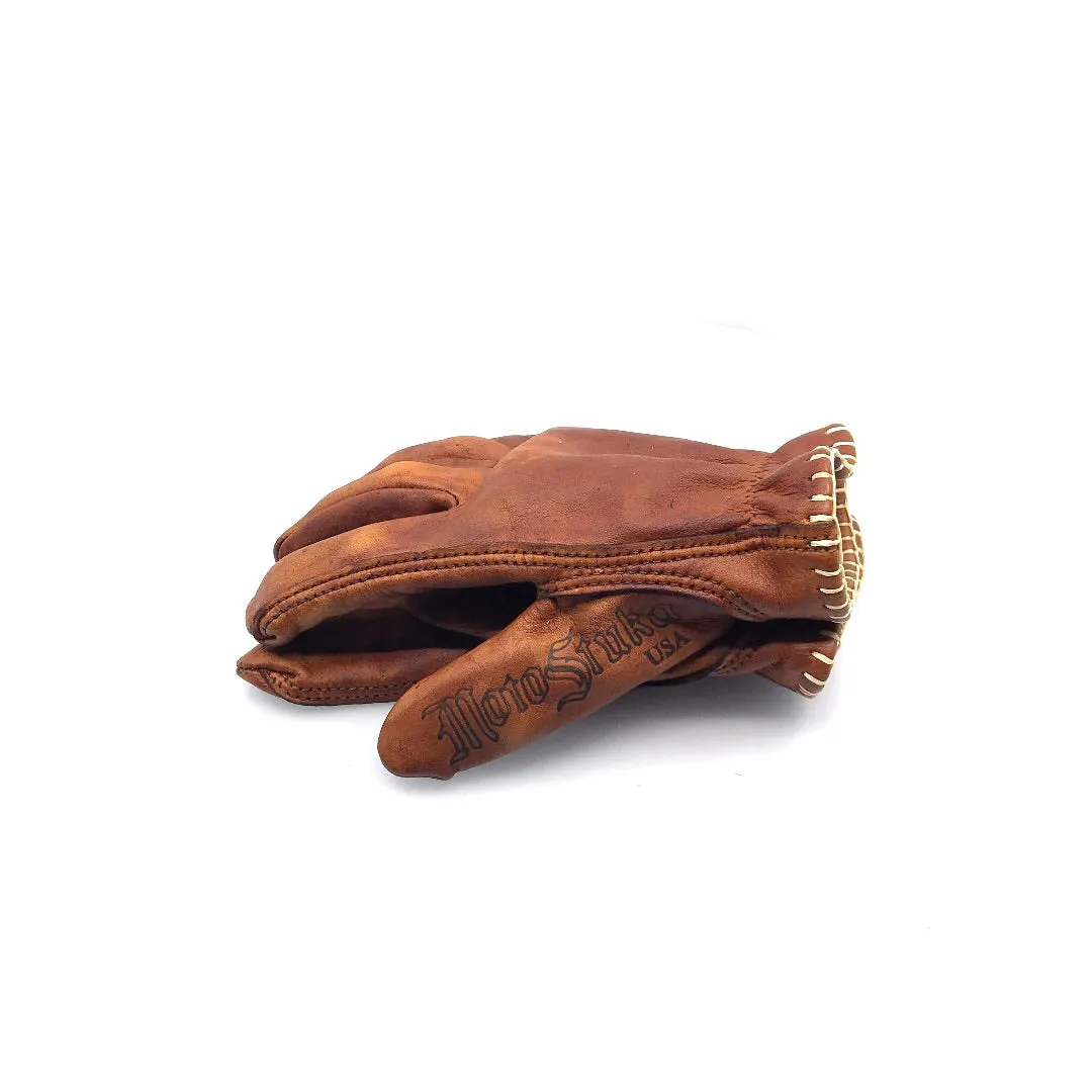 MotoStuka Leather Gloves - Oak