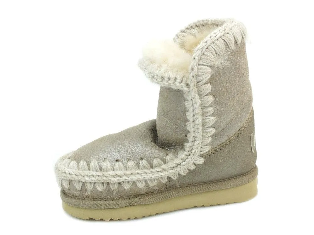 MOU Eskimo Boot KID Stone Metallic