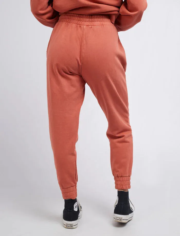 old favourite track pant - rust