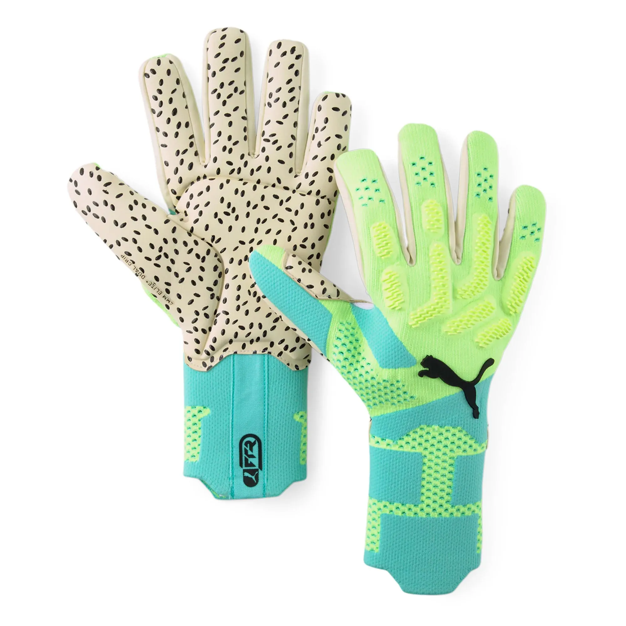 PUMA Men's Future Ultimate NC Goalkeeper Gloves Pepper Mint/Yellow