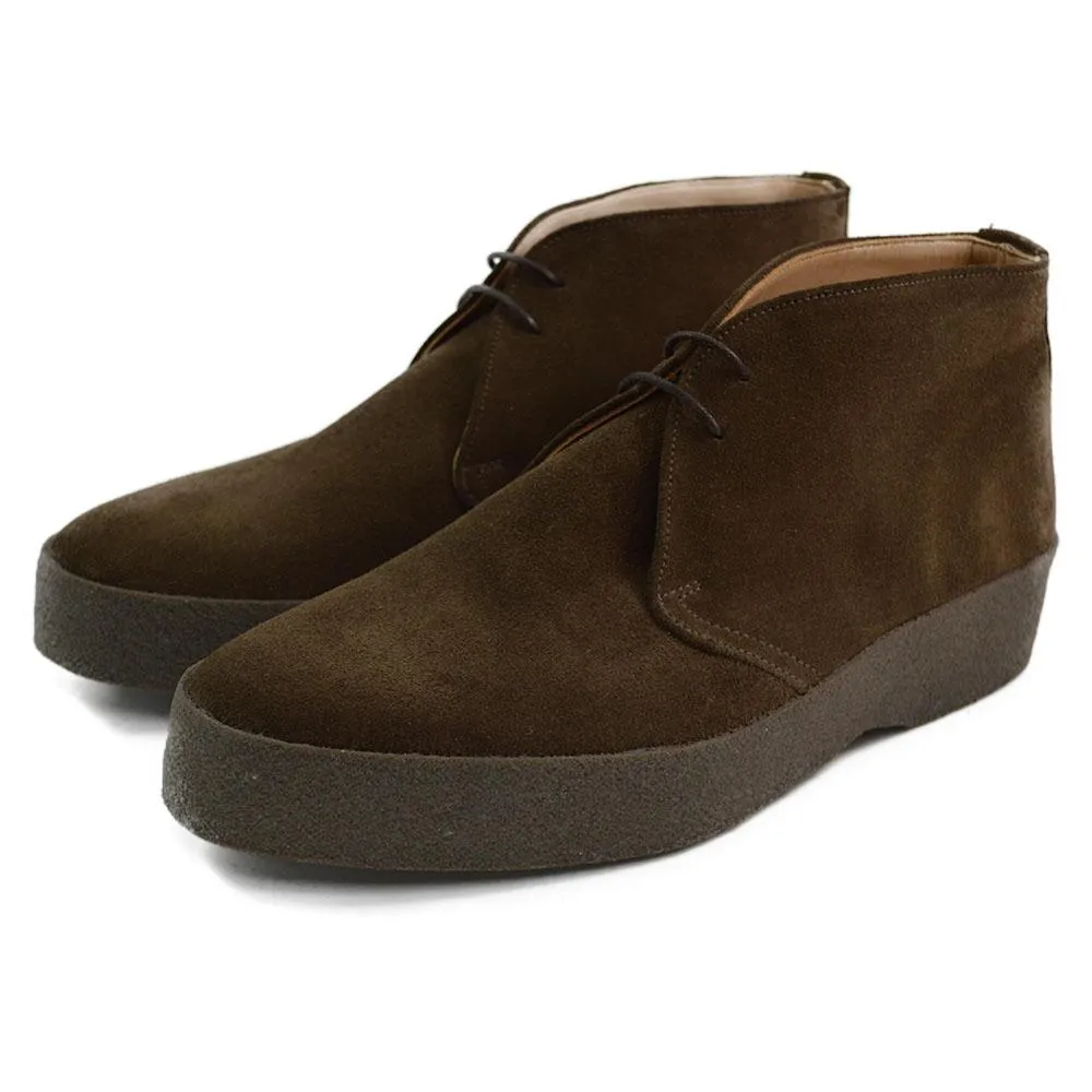 Sanders HI-TOP Chukka Boot - Chocolate Suede