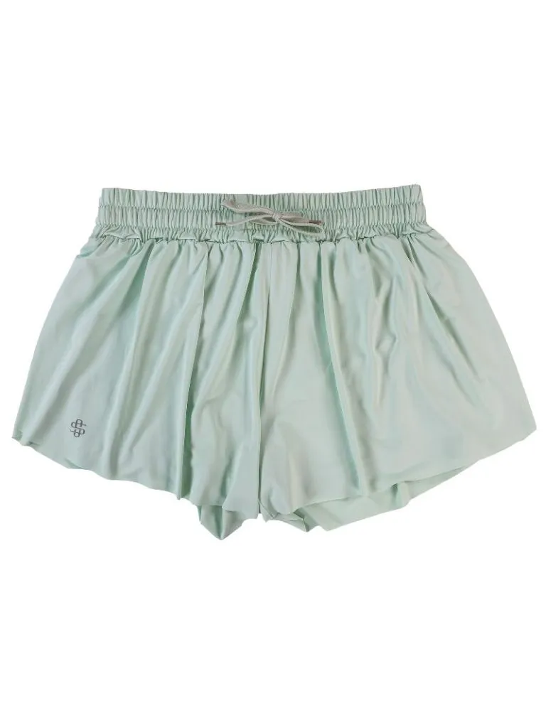 Simply Southern Running Shorts in Mint