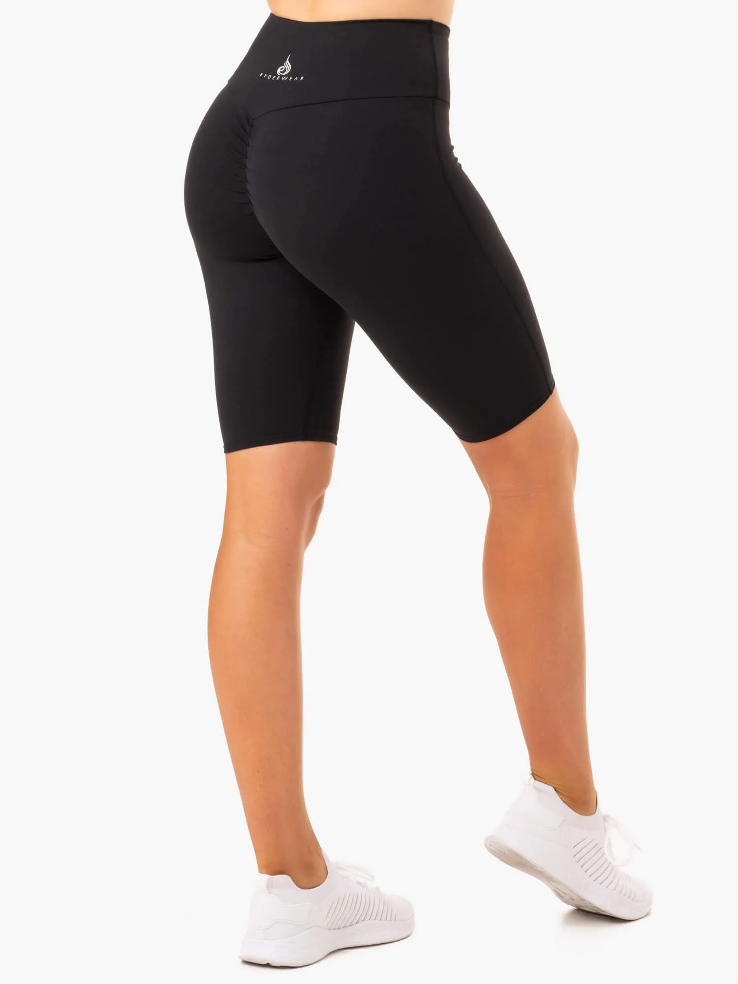 Staples Scrunch Bum Bike Shorts - Black