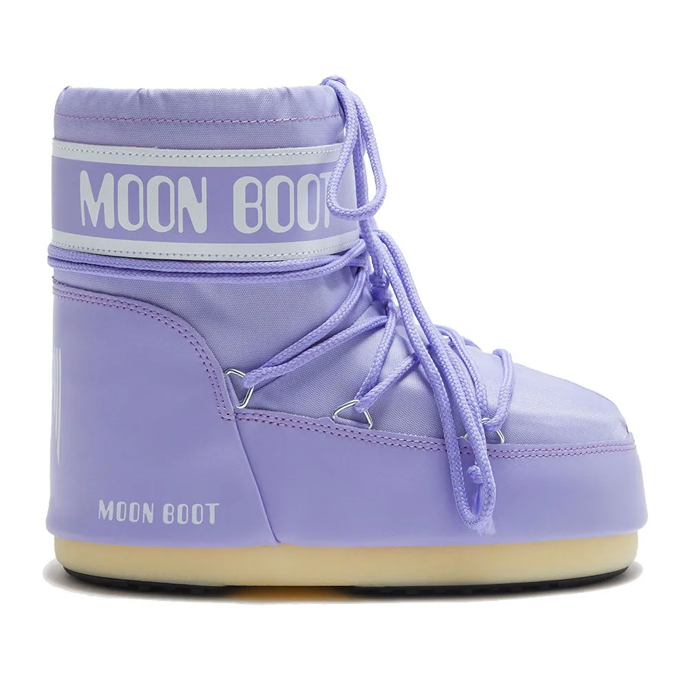 Stivali da Neve Donna MOON BOOT Icon Low in Nylon Colore Lilac