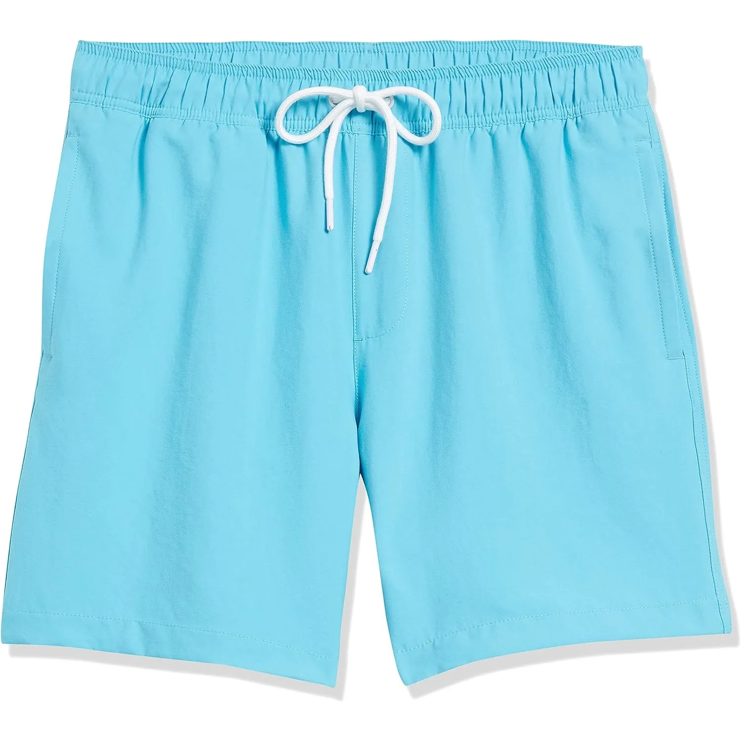 Striped Quick Dry Swim Trunks With Mesh Liner