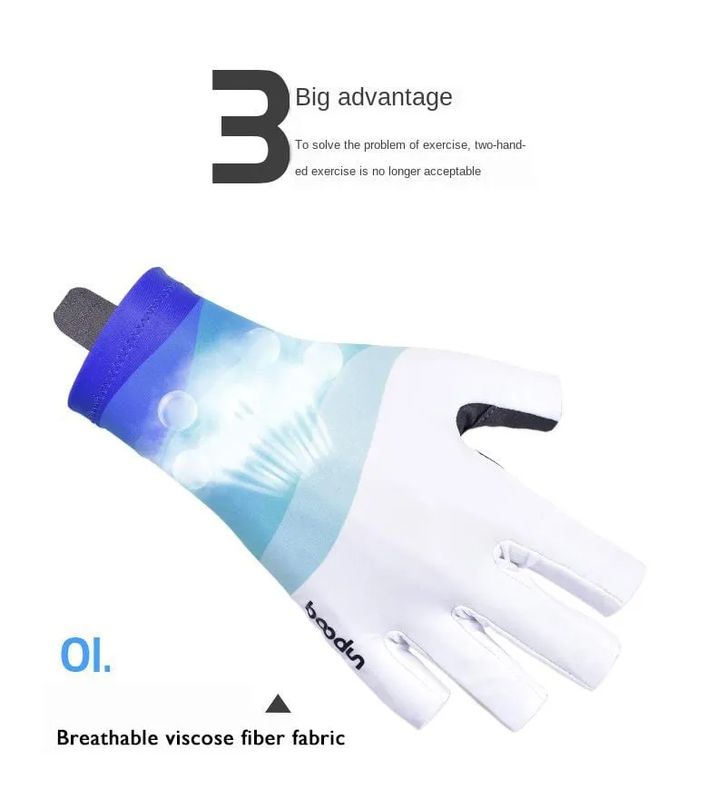 Summer Men Women Fishing Gloves Half Finger Breathable Cool Fabric Non-Slip Silicone Lure Fishing Sailing Sports Glove