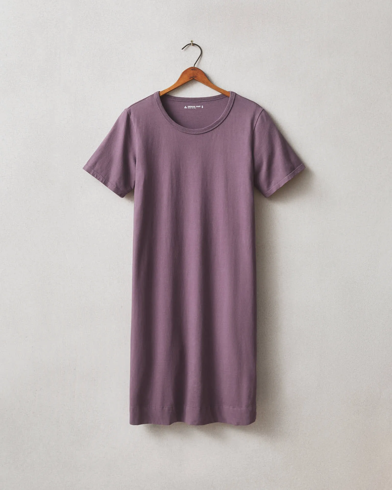 T-Shirt Dress - Black Plum