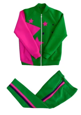 Tri-Color - Green/Pink/Purple