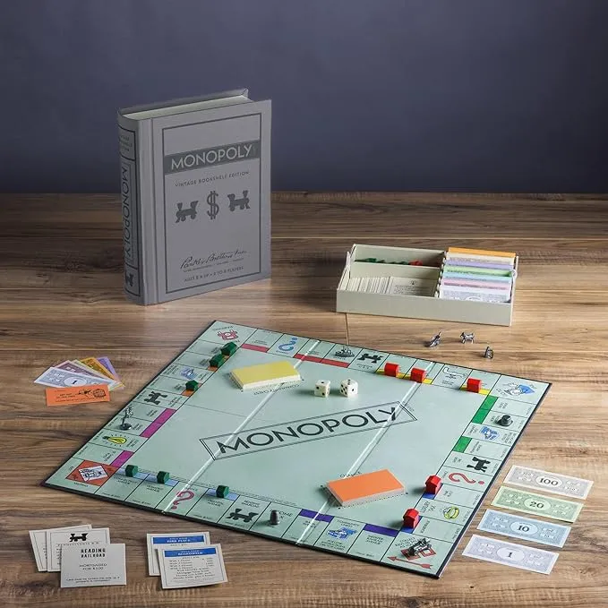 Vintage Bookshelf Edition Game - Monopoly